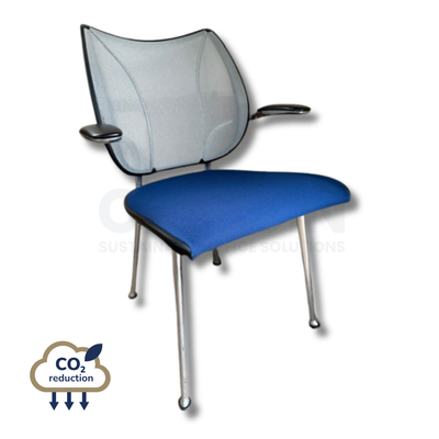 Humanscale Diffrient World - Meeting Chair - Deep Blue