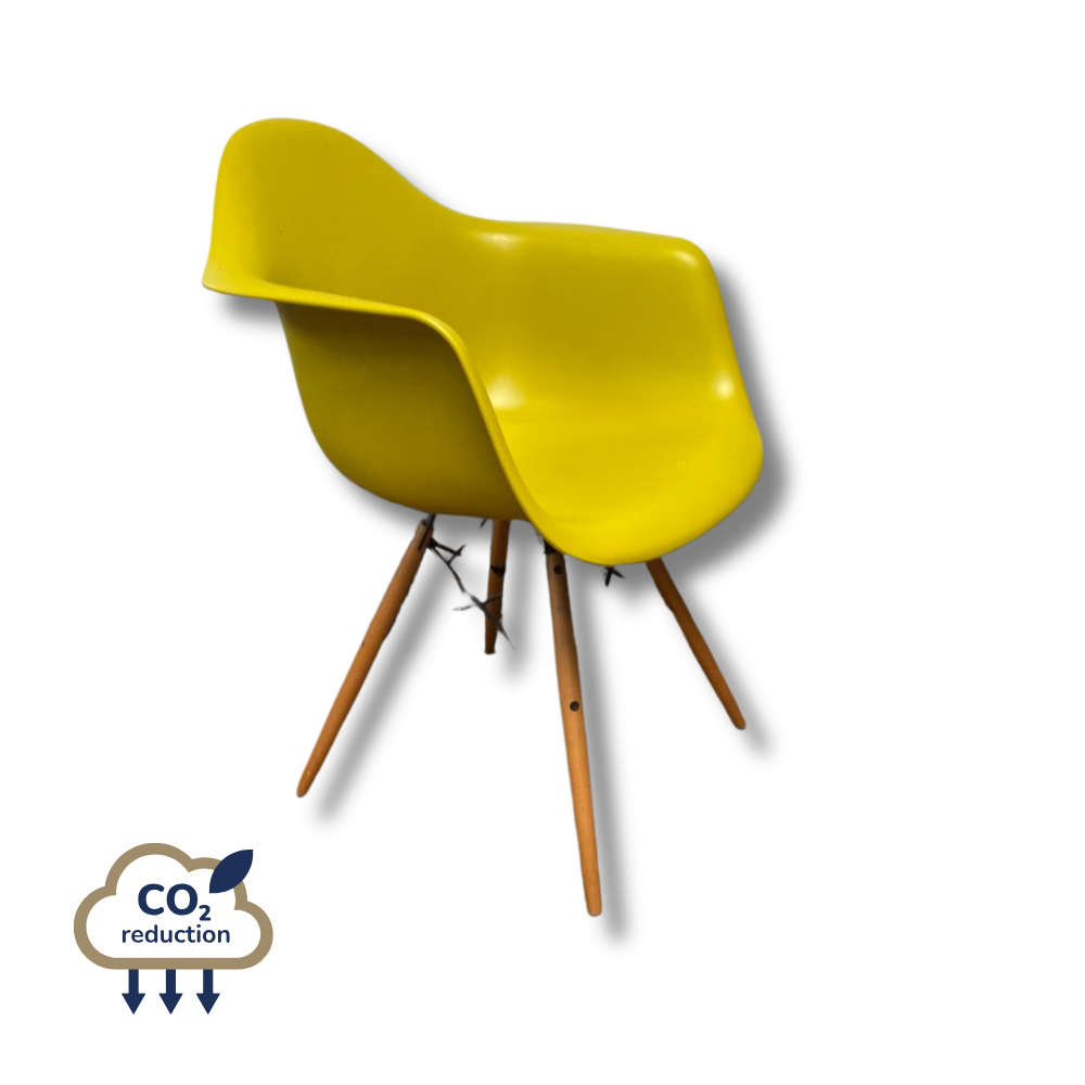 Vitra Eames - Plastic Armchair DAW - Yellow