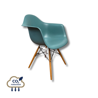 Vitra Eames - Plastic Armchair DAW - Blue Vitra Eames - Plastic Armchair DAW - Blue