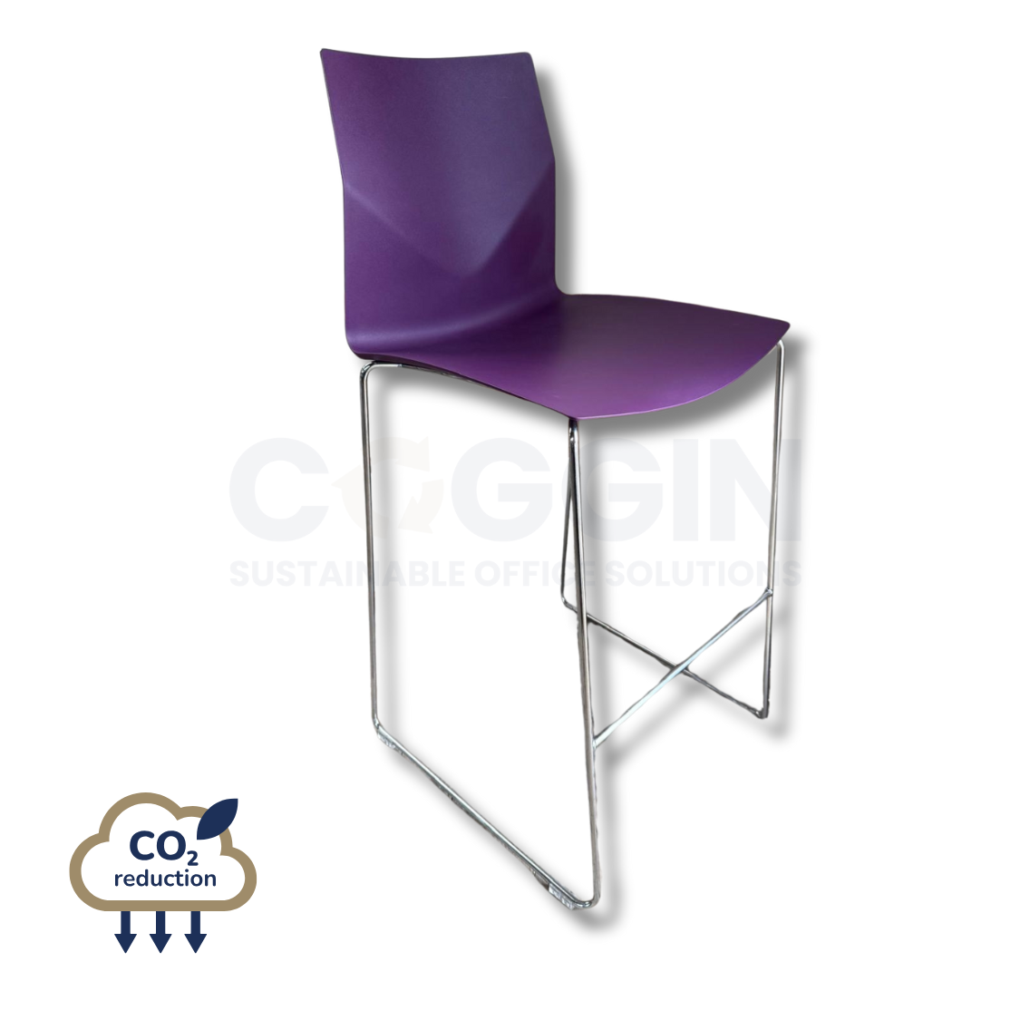 High Stool - Purple