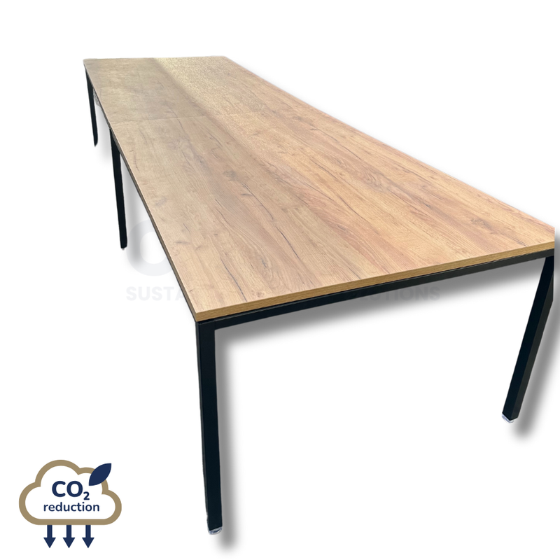 Modern Meeting Table - 3600mm - Oak Modern Meeting Table - 3600mm - Oak