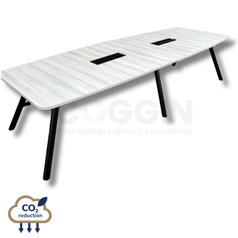 Modern Meeting Table - 2300mm - Grey Modern Meeting Table - 2300mm - Grey