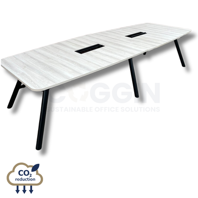 Modern Meeting Table - 2300mm - Grey Modern Meeting Table - 2300mm - Grey