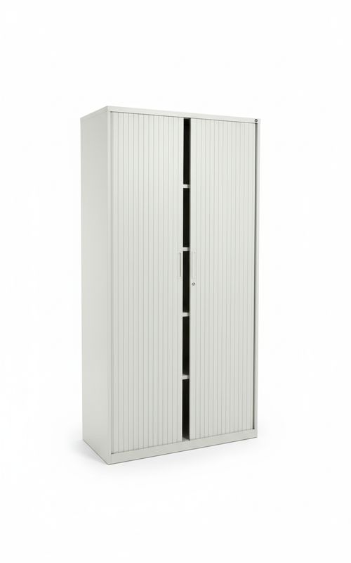 Tambour Unit - White - Refurbished Tambour Unit - White - Refurbished