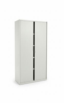 Tambour Unit - White - Refurbished Tambour Unit - White - Refurbished