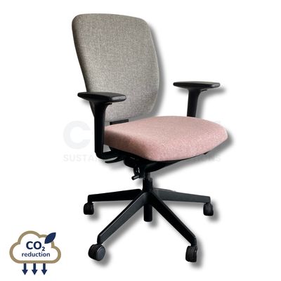 Senator Dash Office Chair - Pink/Grey