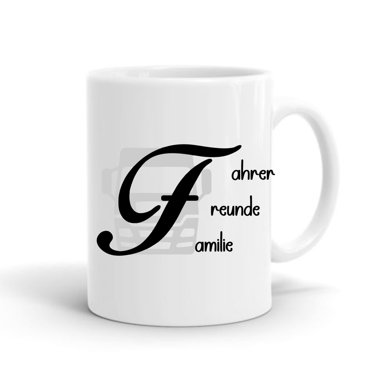 Keramiktasse mit Gruppenlogo