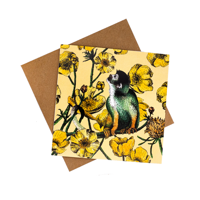 Monkey & Buttercups ...yellow