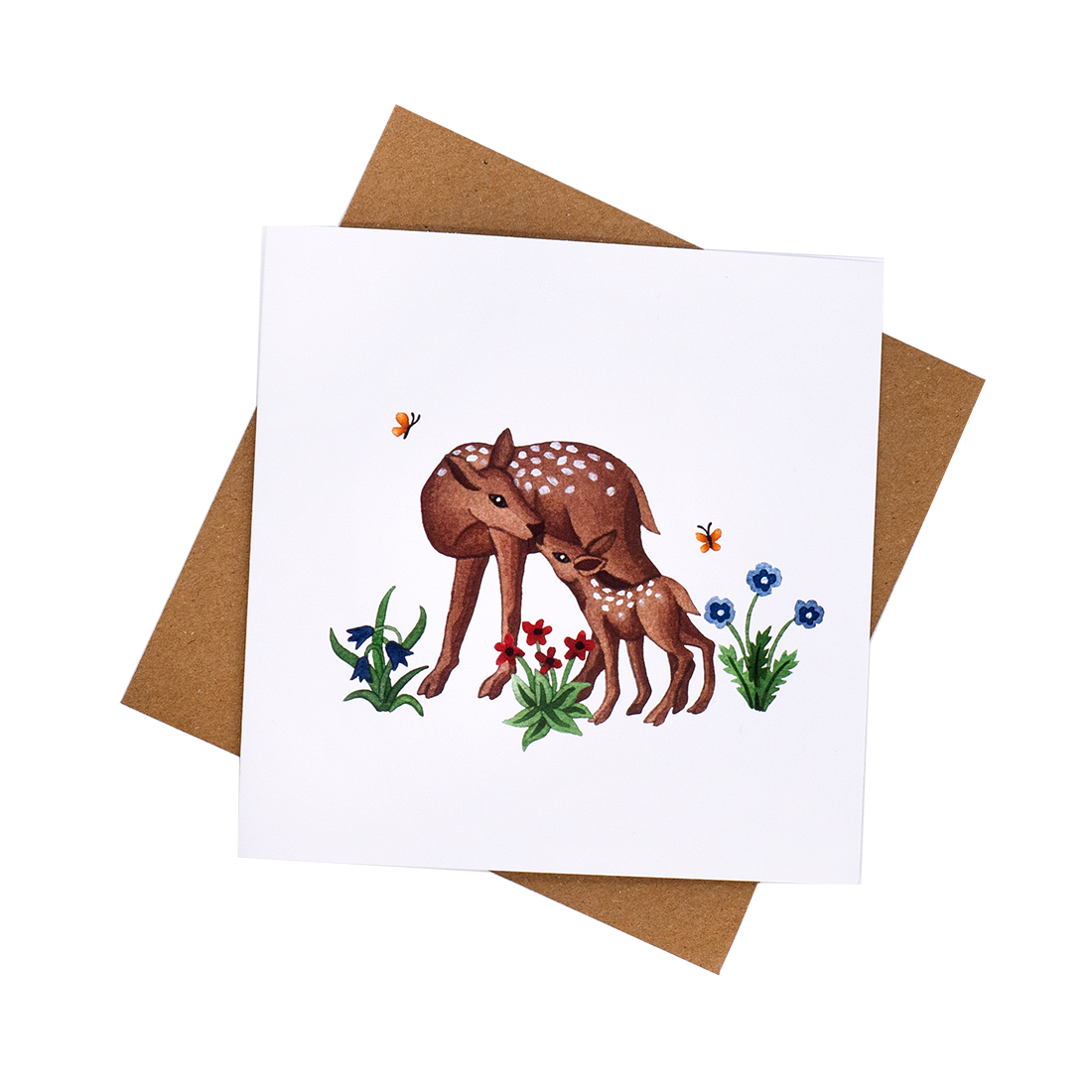 A Mother & Her Fawn