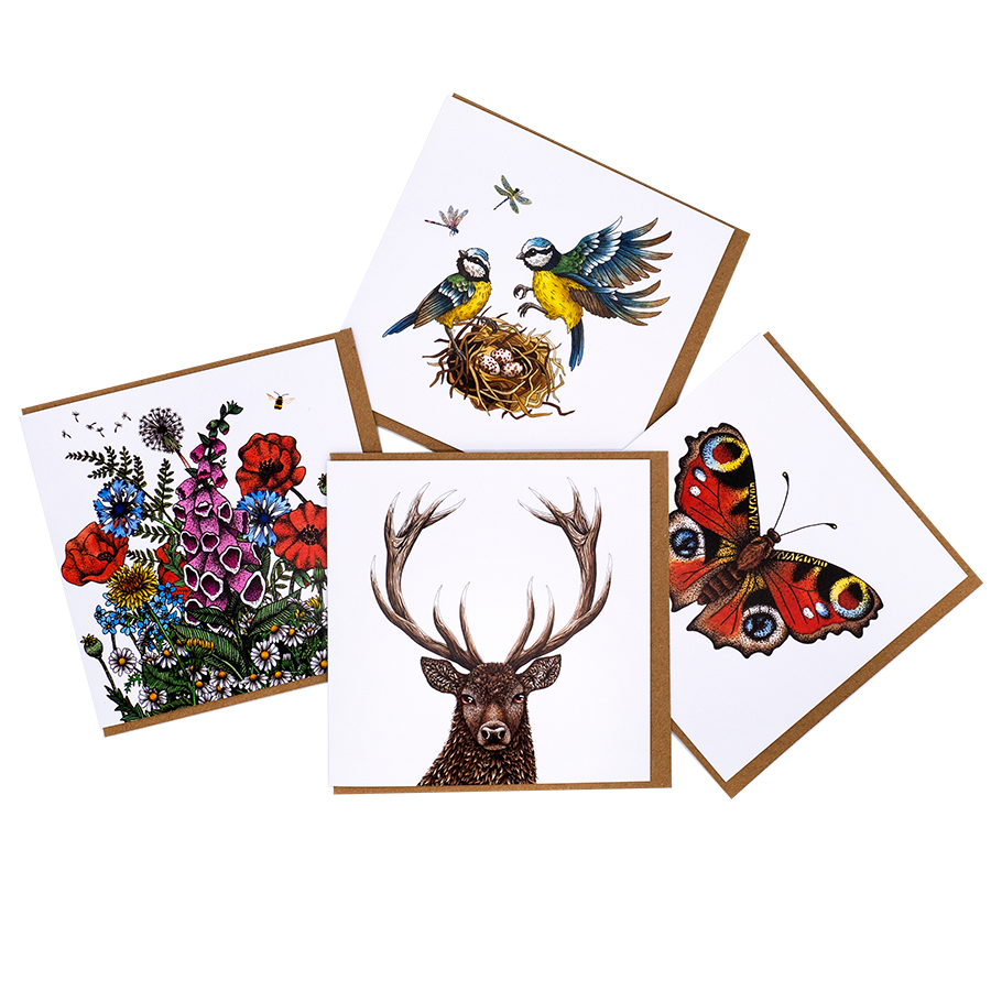 Woodland Walk ...pack of four