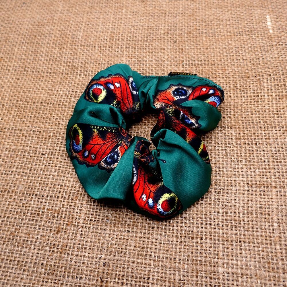 Peacock Butterfly Scrunchie
