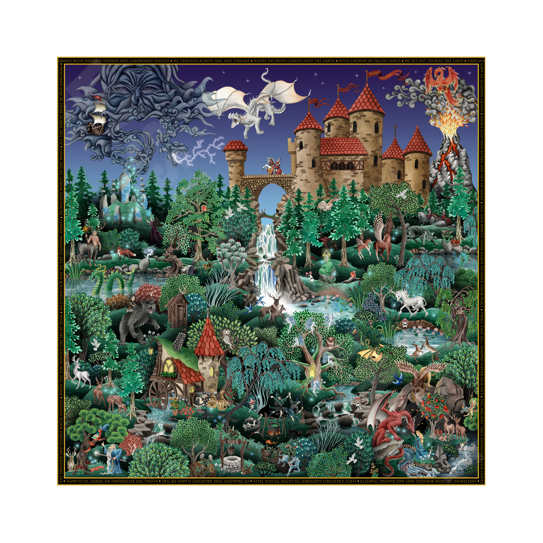 Enchanted Forest Silk Scarf