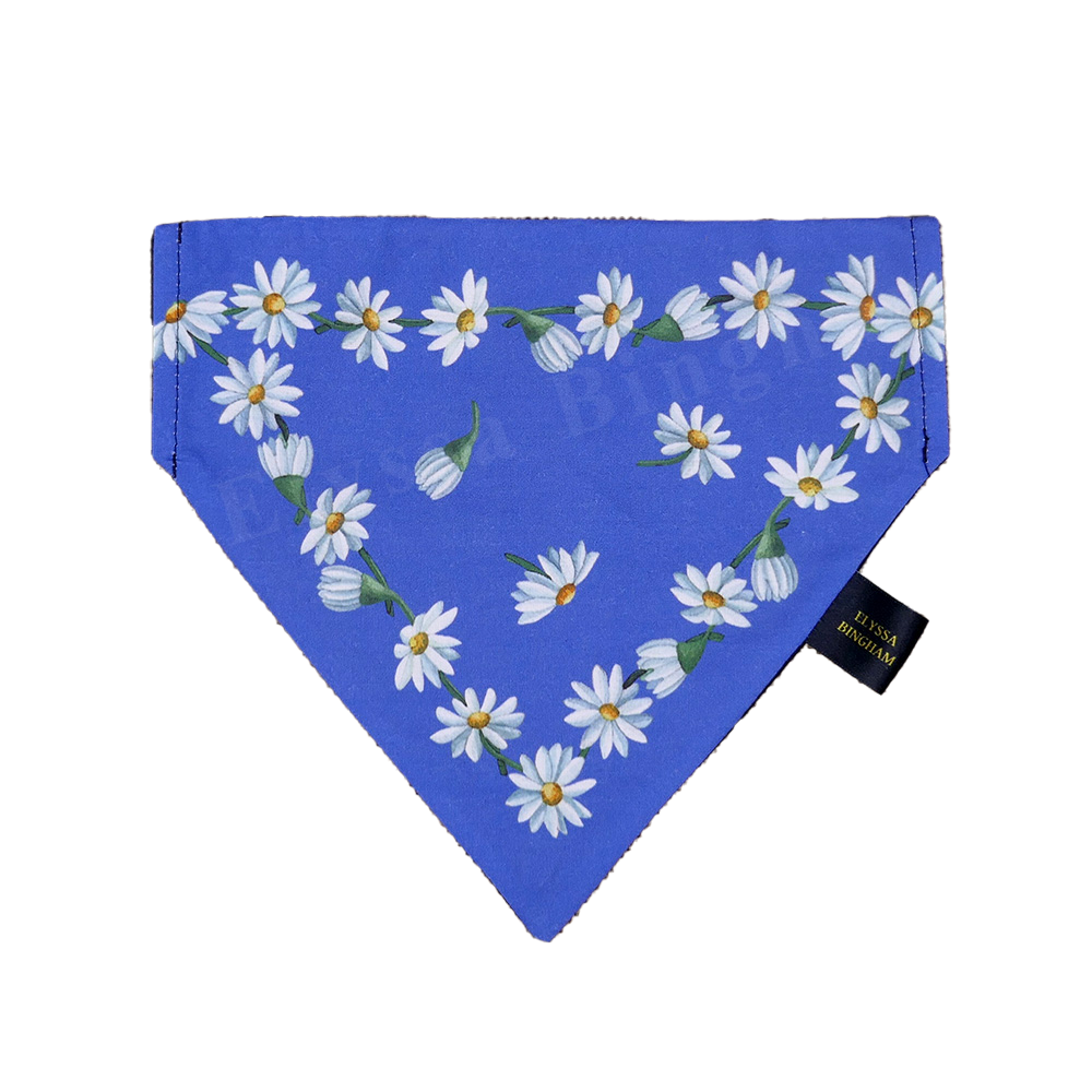 Daisy Chains Pet Bandana ...blue