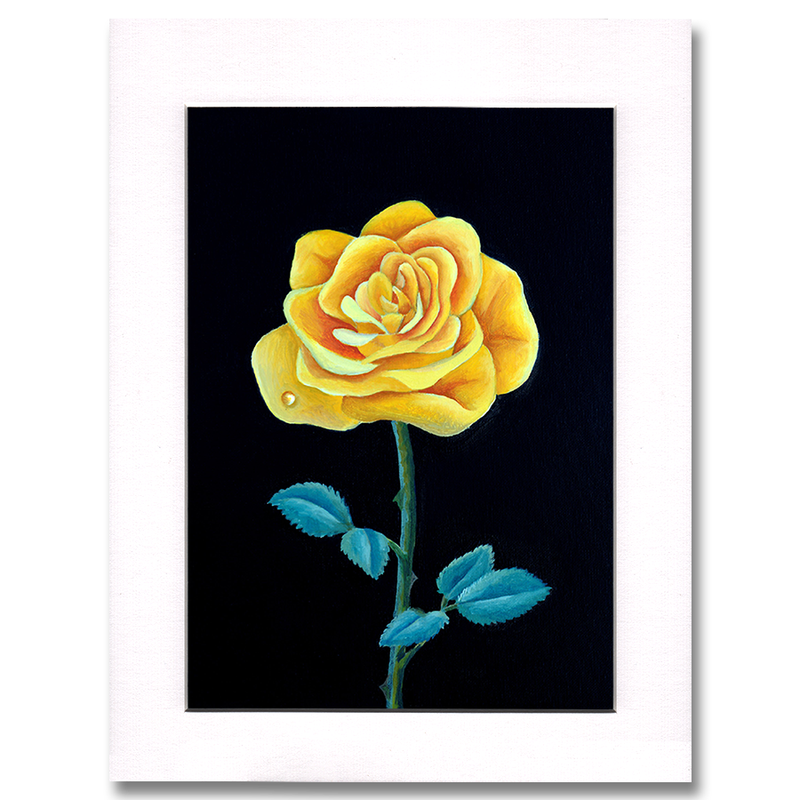 Yellow Rose Print