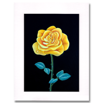 Yellow Rose Print