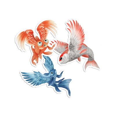 Flying Fish ...sticker pack