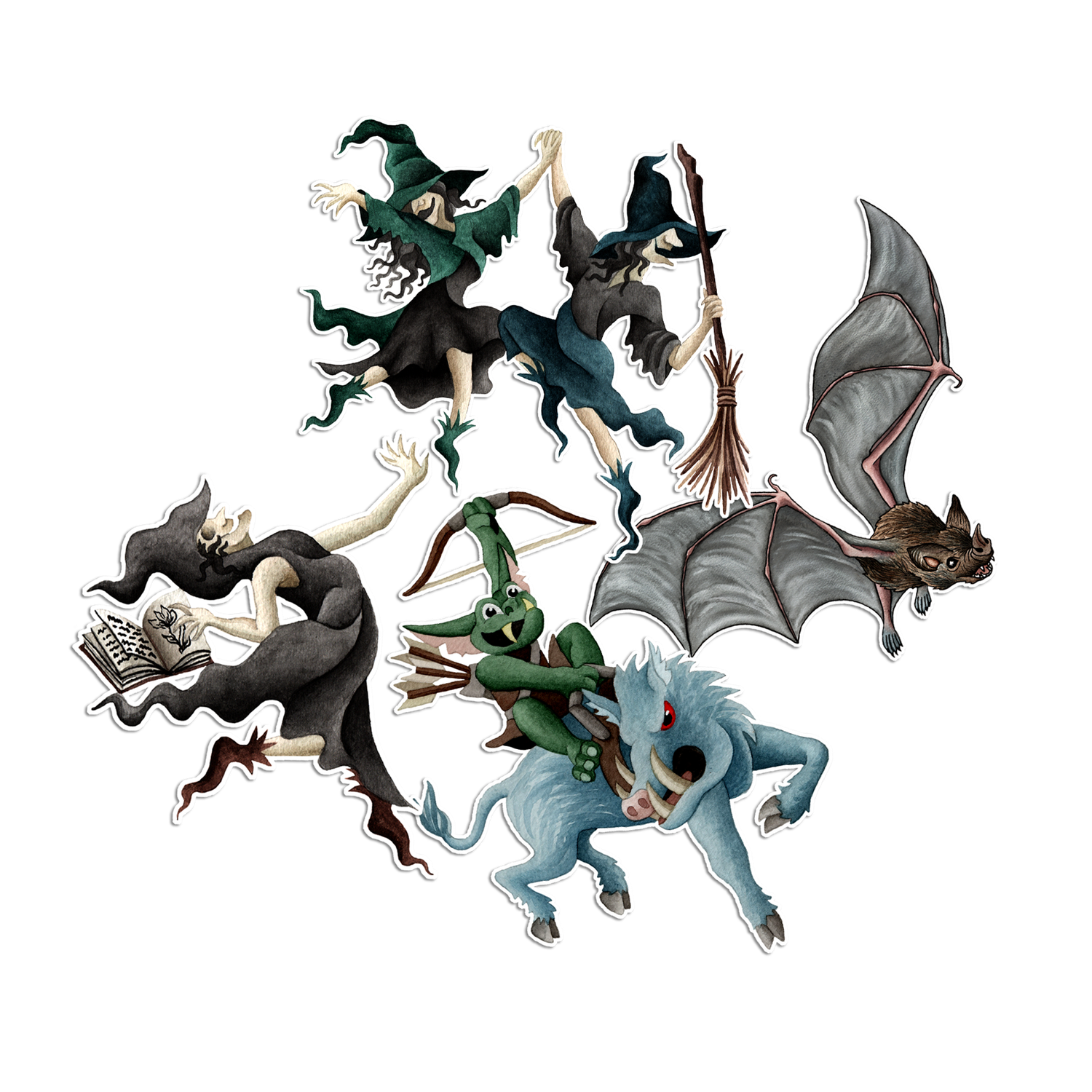 Hallows Eve ...sticker pack