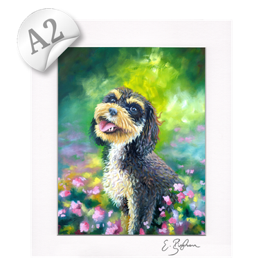 Custom Pet Portrait - MEDIUM (A2)