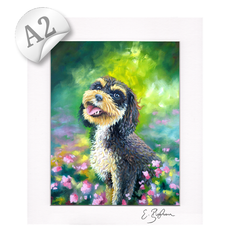 Custom Pet Portrait - MEDIUM (A2)