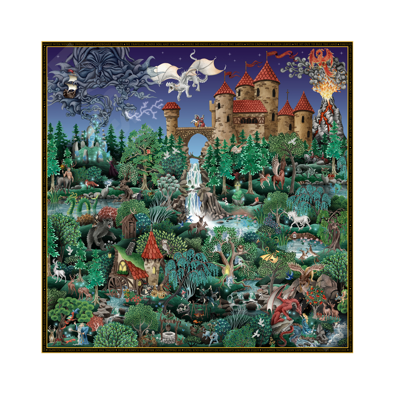 Enchanted Forest Silk Scarf