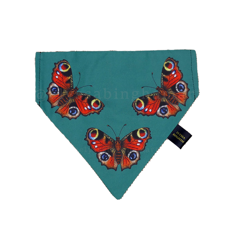 Peacock Butterfly Pet Bandana