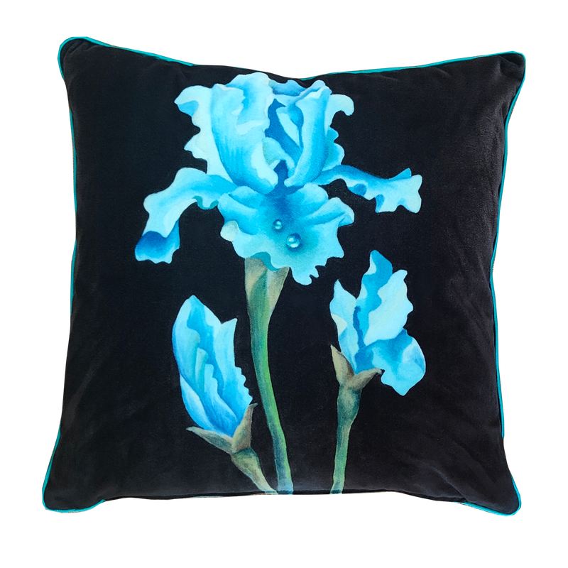 Iris Soft Velvet Cushion