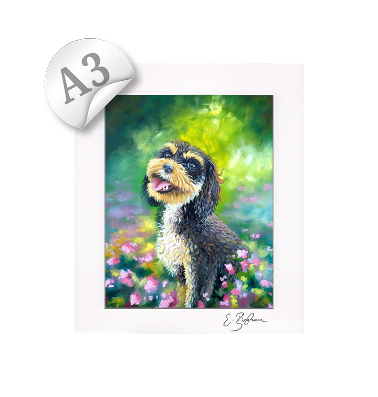 Custom Pet Portrait - SMALL (A3)