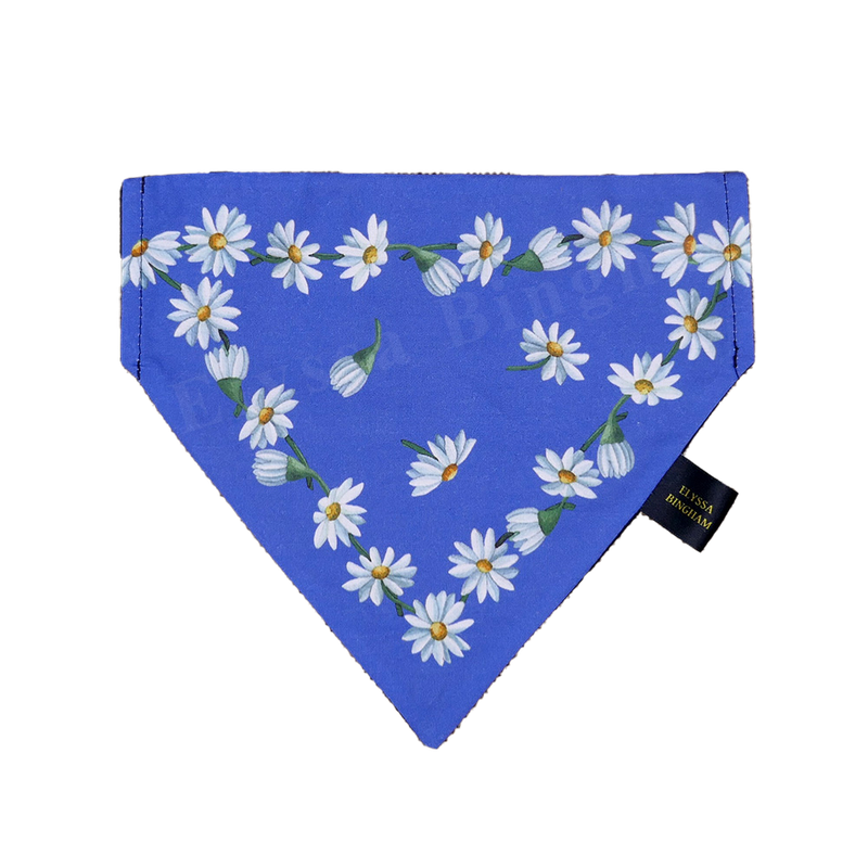 Daisy Chains Pet Bandana ...blue