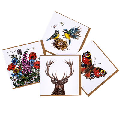 Woodland Walk ...pack of four