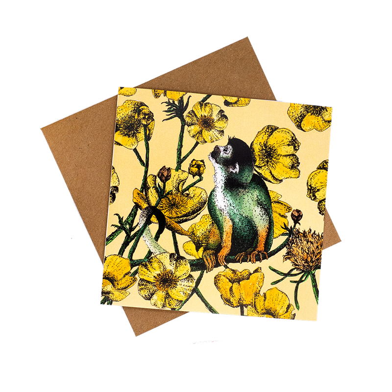 Monkey & Buttercups ...yellow