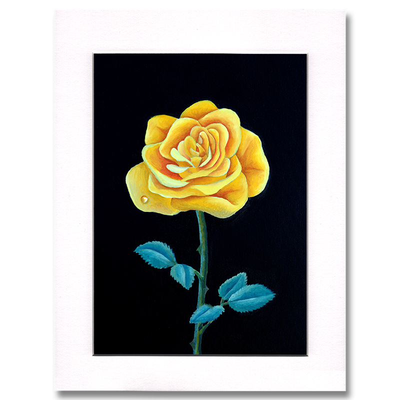 Yellow Rose Print
