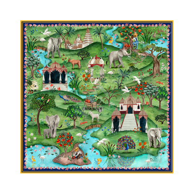 Royal Retreat Silk Scarf