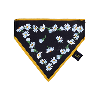 Daisy Chains Pet Bandana ...black