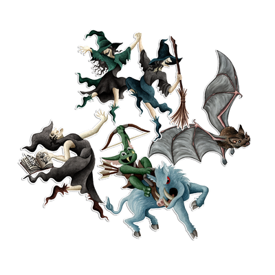 Hallows Eve ...sticker pack