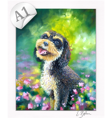 Custom Pet Portrait - LARGE (A1) Custom Pet Portrait - LARGE (A1)