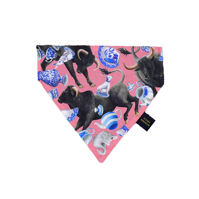 Like a Bull in a China Shop Pet Bandana ...pink
