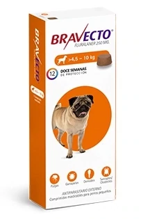 BRAVECTO S 4.5 - 10KG (ROJO)