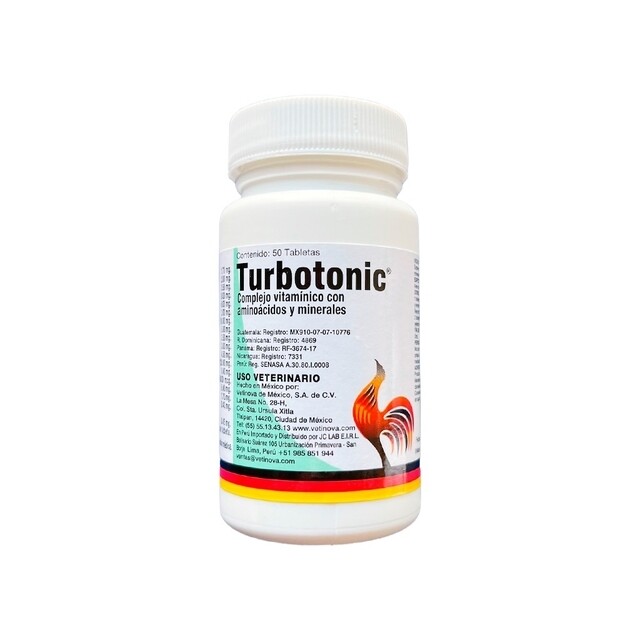 TURBOTONIC 50 TABLETAS