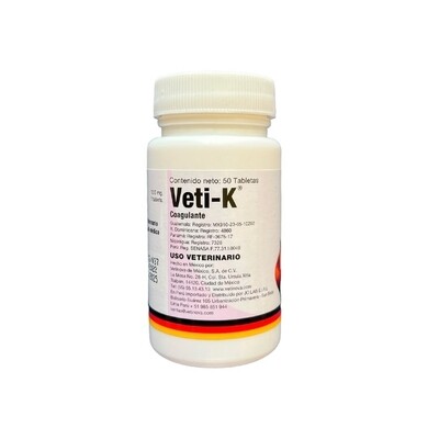 VETI-K 50 TABLETAS