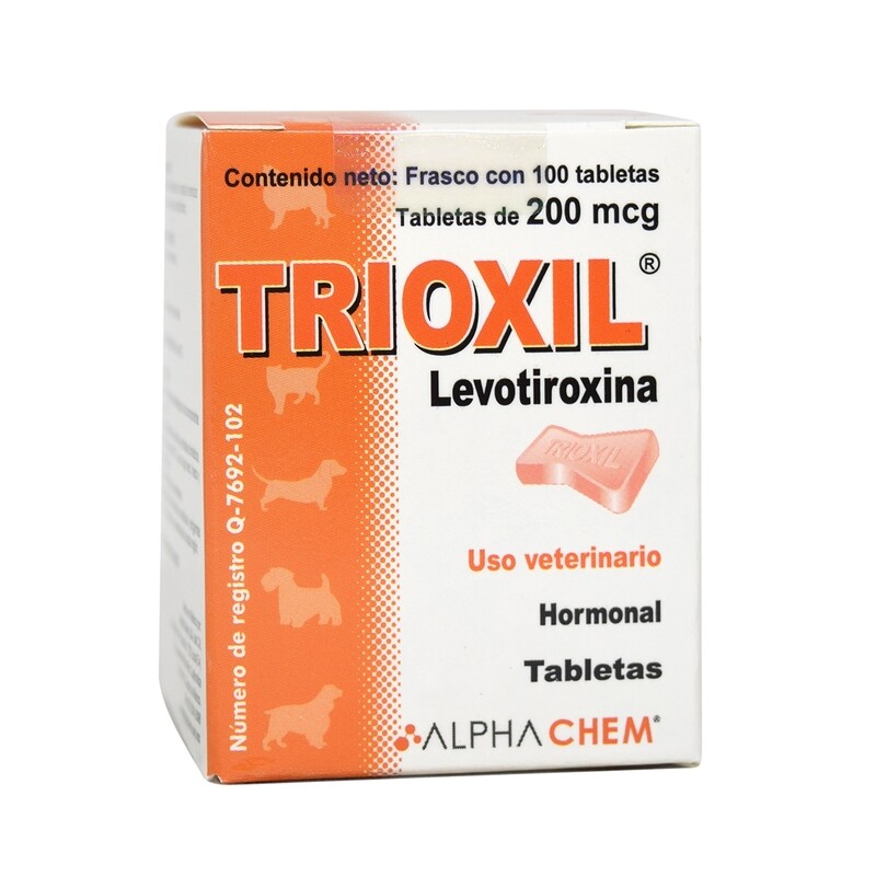TRIOXIL 200 MCG 100 TABLETAS