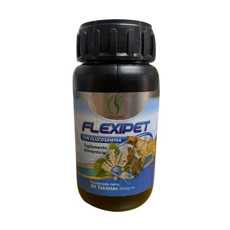 FLEXIPET CON GLUCOSAMINA 60 TABLETAS