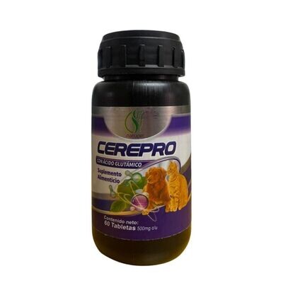 CEREPRO CON ACIDO GLUTAMICO 60 TABLETAS