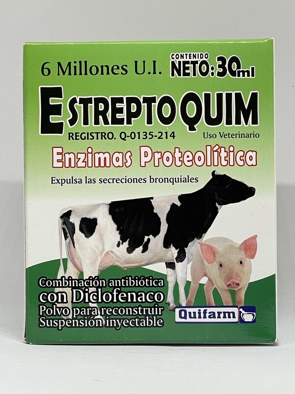 ESTREPTO QUIM 6 MILLONES U.I. 30 ML