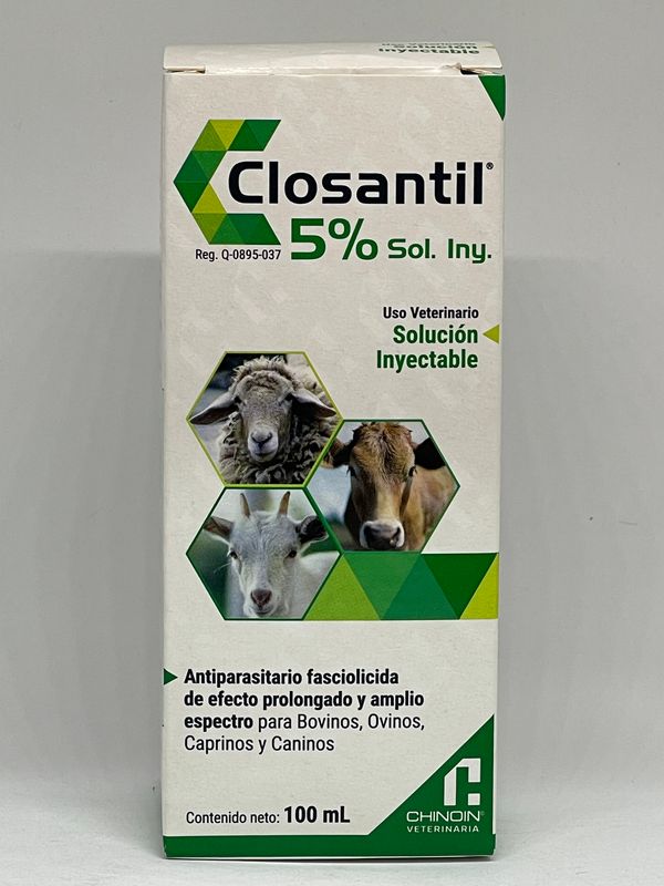 CLOSANTIL 5% SOLUCION INYECTABLE 100 ML