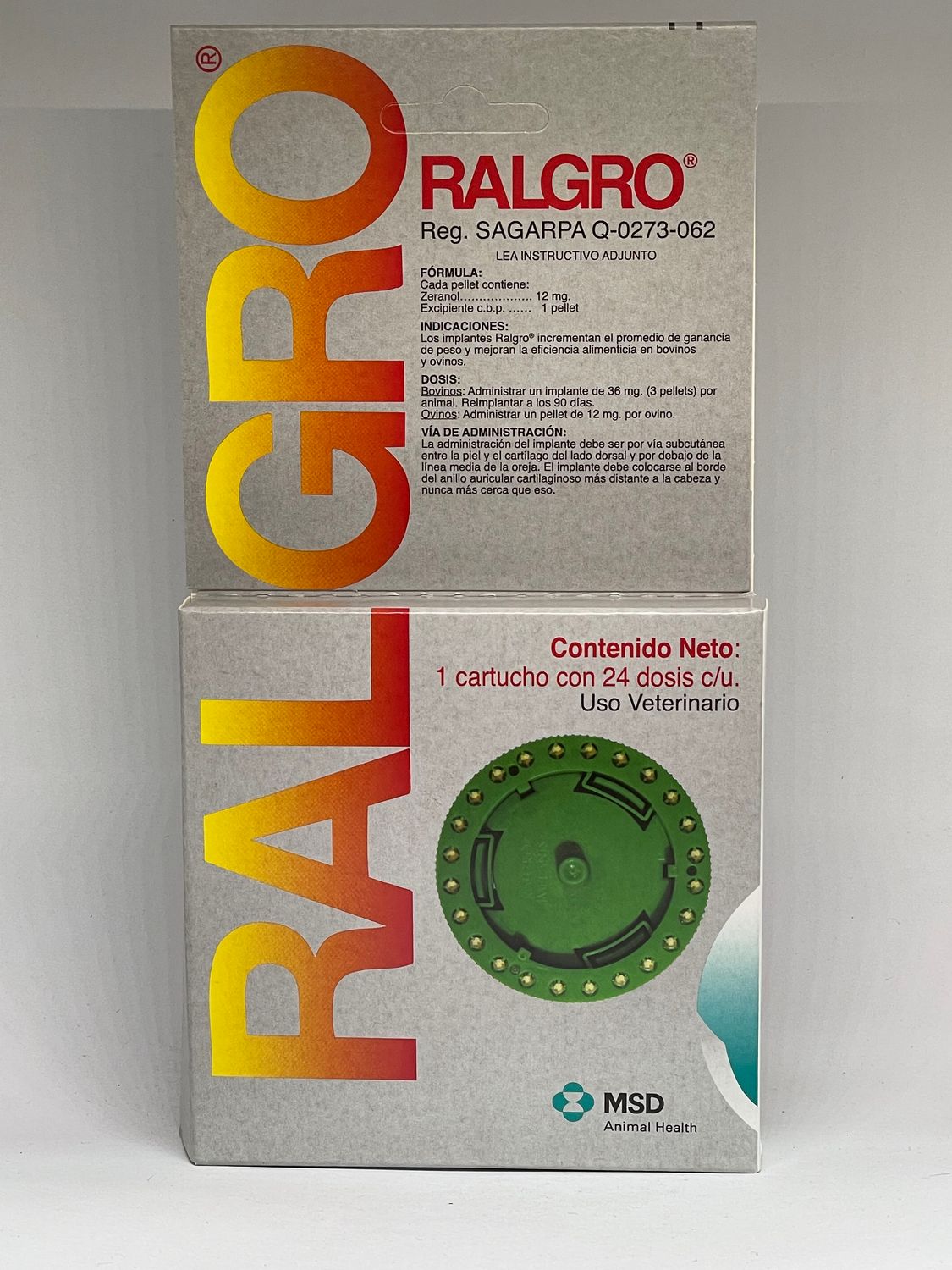 IMPLANTES RALGRO 24 DOSIS