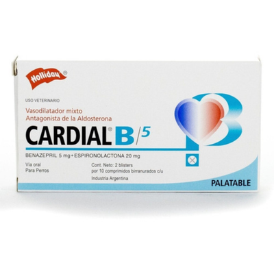 CARDIAL B 5 MG 20 COMP. HOLLIDAY