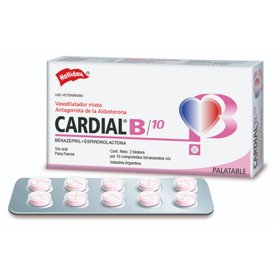 CARDIAL B 10 MG 20 COMP. HOLLIDAY