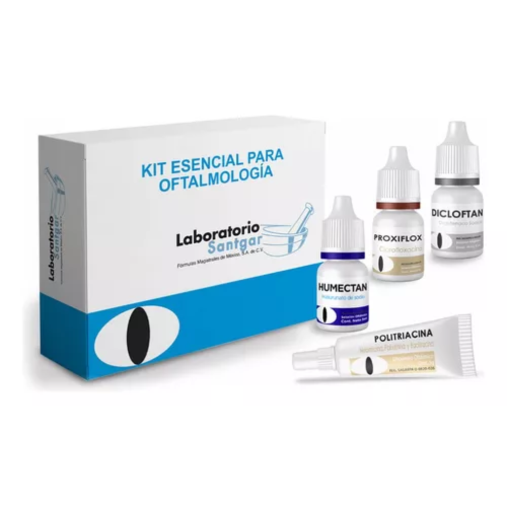 KIT ESENCIAL DE OFTALMOLOGIA SANTGAR