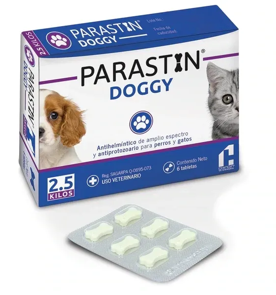 PARASTIN DOGGY 6 TABLETAS