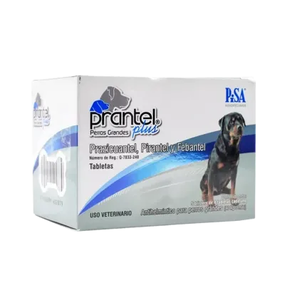 PRANTEL PLUS PERROS GRANDES 20TABLETAS